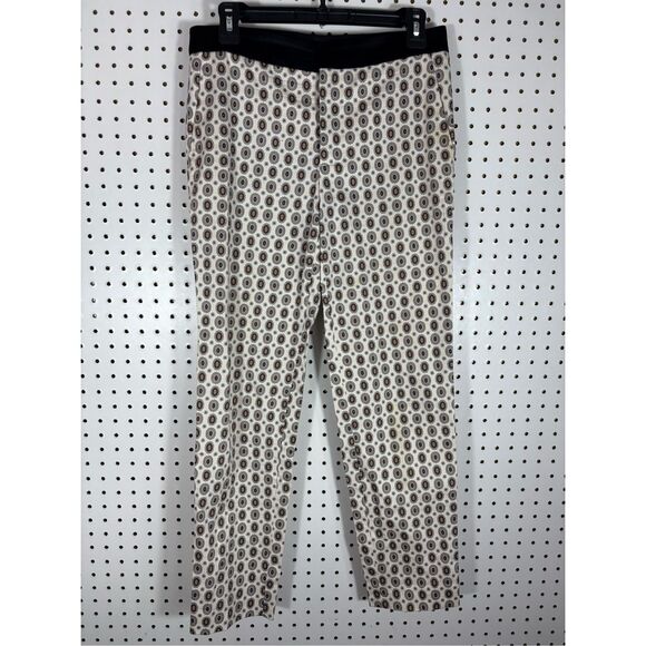 Zara Women's Medallion Print Casual Pants Multi-Color size S - Picture 1 of 7